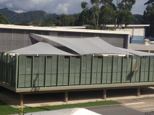 Commercial Building Shade Sails In Coffs Harbour, NSW
