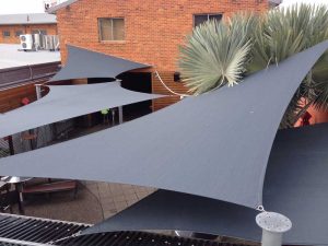 Shade Sails Over a Restaurant In Coffs Harbour, NSW