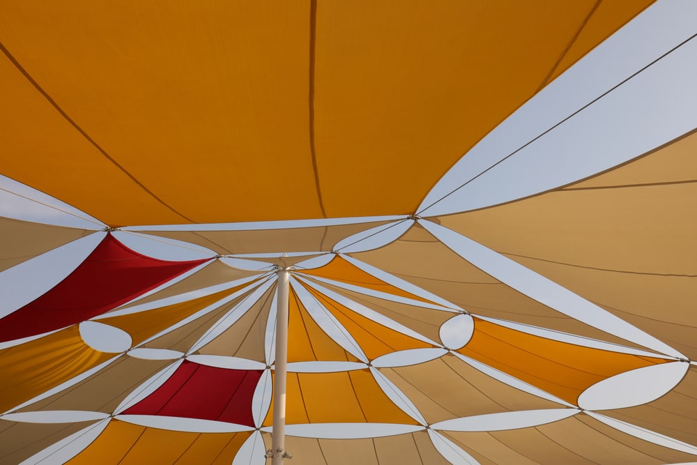 Closer Look Of A Commercial Shade Sails